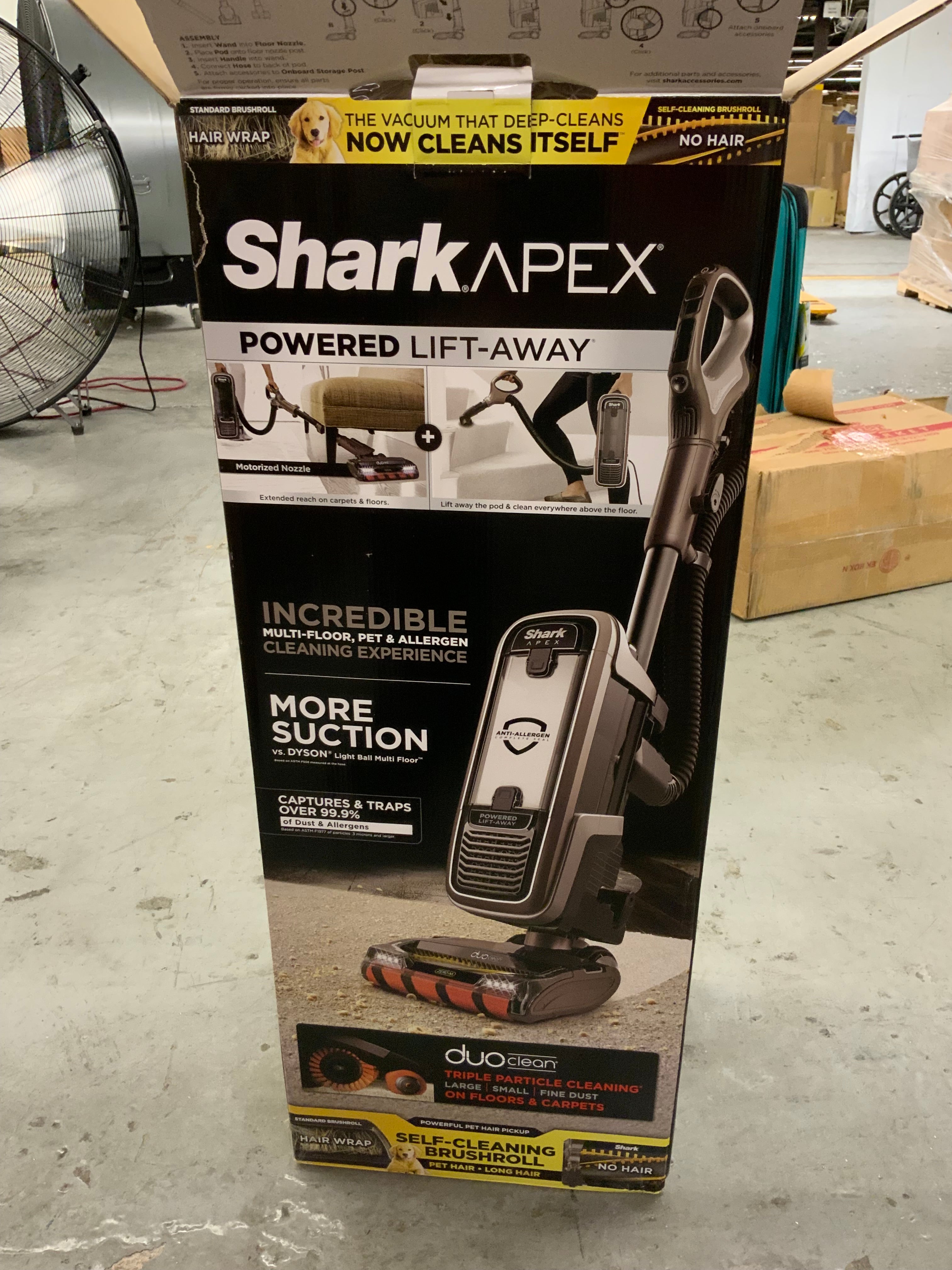 Shark AZ1002 Apex Powered Lift-Away Upright Vacuum with DuoClean (8100487168238)